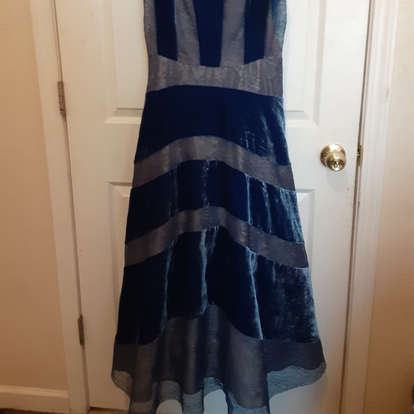 Blue Elegant Tracy Reese Dress - Picture 3 of 4